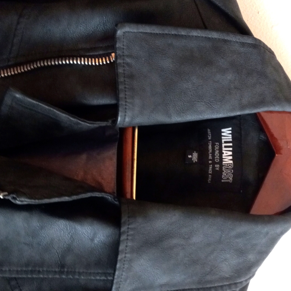Men leather jacket by Justin Timberlake